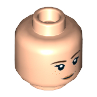 Lego hlava, tělová světlá (6192171)